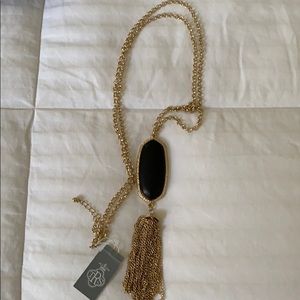 Black and gold necklace